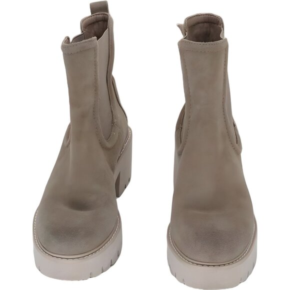 RIBETRINI Women's Classic Beige Chelsea Boots Size 7 - Broken Heel Tab - Picture 5 of 6